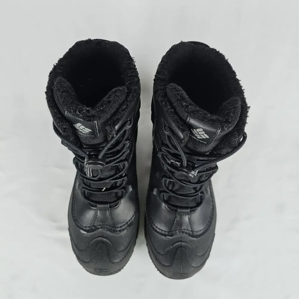 Columbia Bugaboot Celsius Kids Boots Size 5, 1945701010 Black